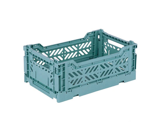 mini crate: teal