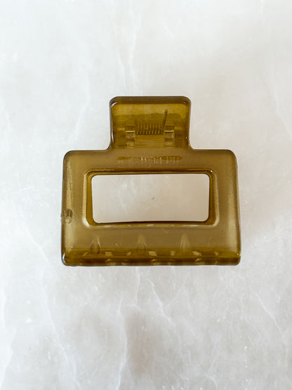 glossy square clips