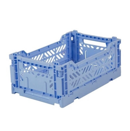 mini crate: baby blue