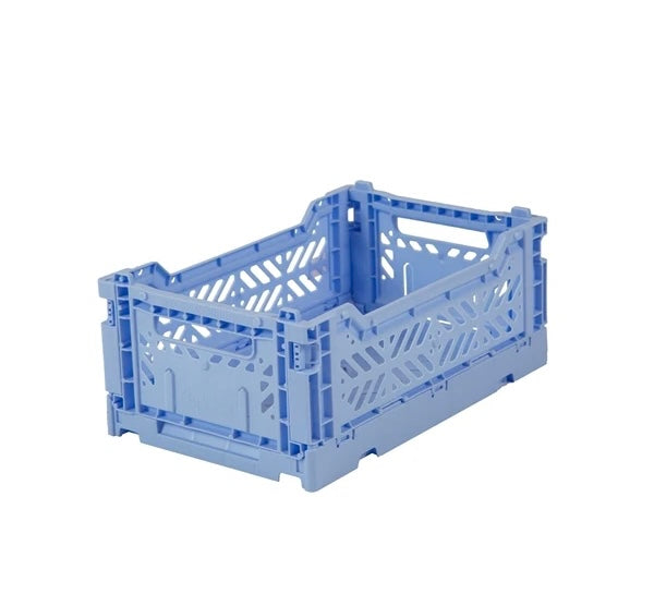 mini crate: baby blue