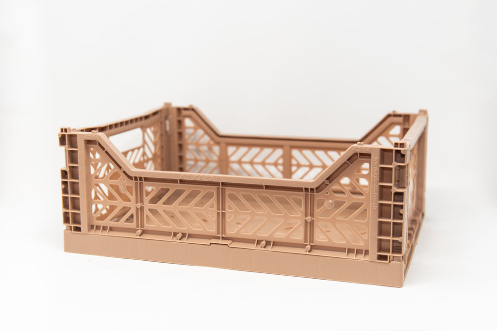 midi crate: warm beige
