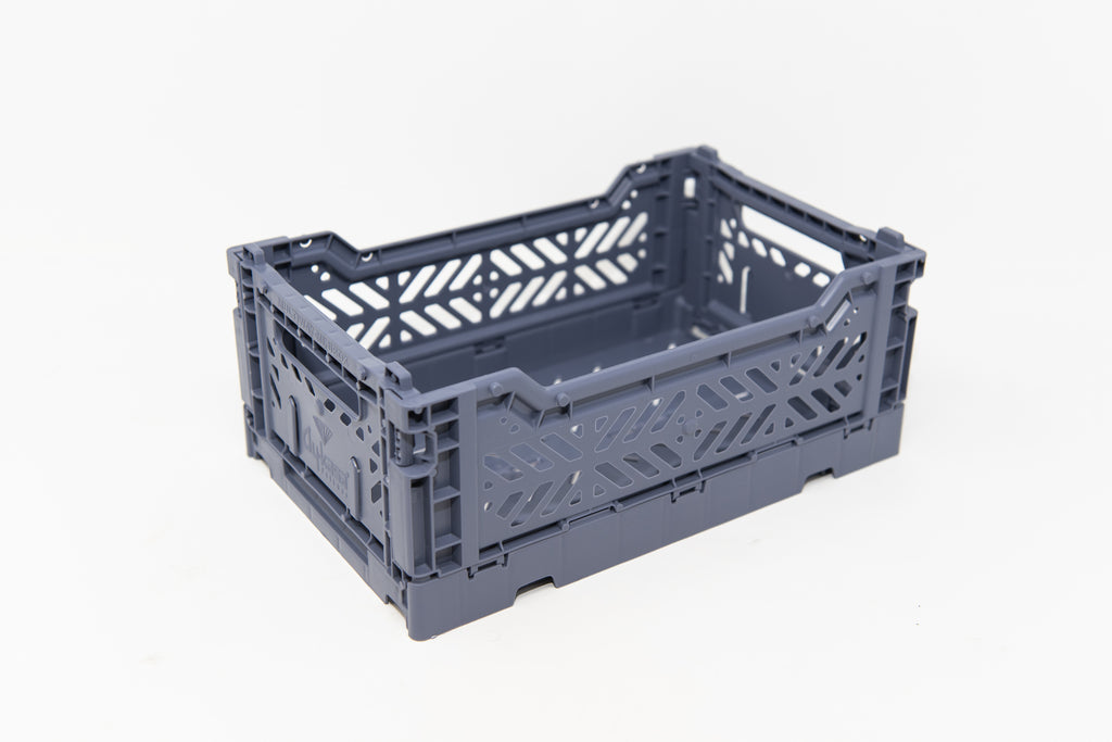 mini crate: cobalt blue