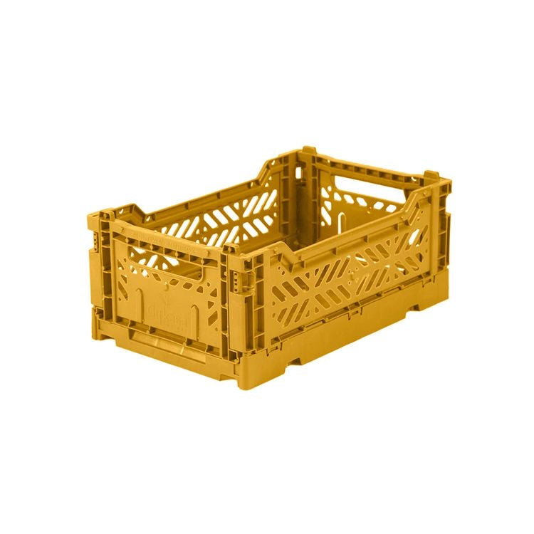 mini crate: mustard