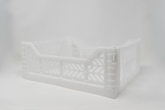 midi crate: white