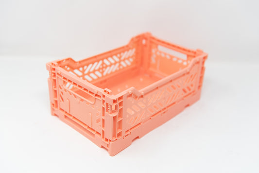 mini crate: salmon pink
